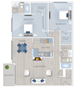 Two Bedroom Apartment in Valley Village, CA