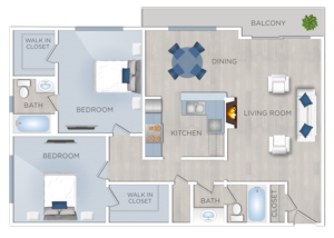 Two Bedroom Apartment in Valley Village, CA